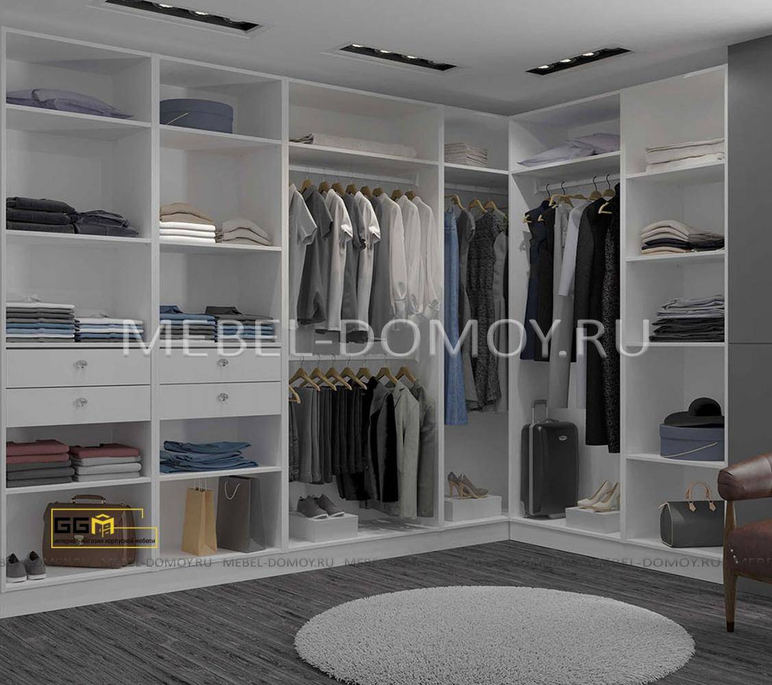 Гардеробный шкаф для одежды в спальню - критерии выбора | фото