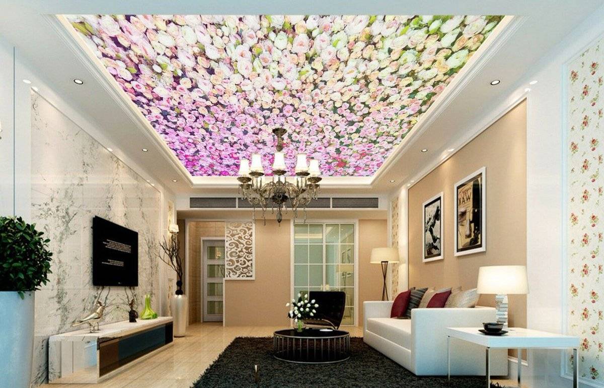 Потолок с подсветкой: виды по конструкции, источникам света, цвету, примеры в интерьере