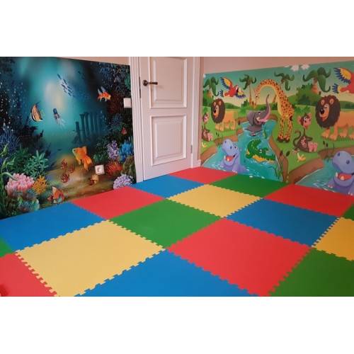 Мягкий пол для детей: теплый пол пазл для детских комнат, напольное покрытие под дерево, фото и видео