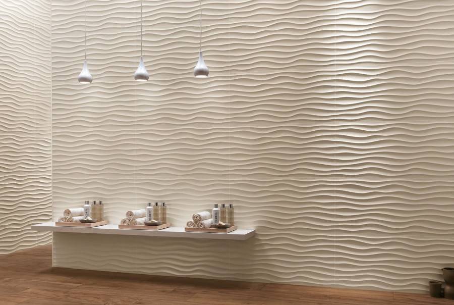 Рельефная плитка: керамические покрытия для стен с необычной фактурой, изделия с рельефом