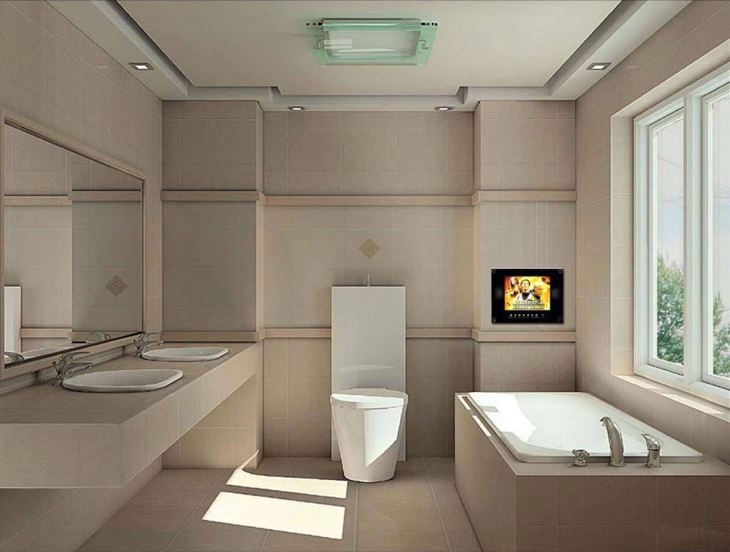 Маленькая ванная комната совмещенная с туалетом + 50 фото
