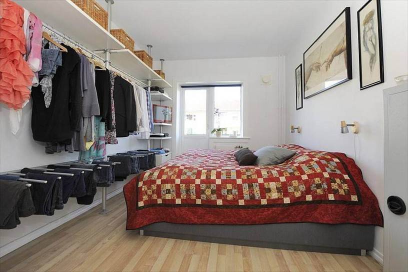 Как сделать гардеробную в спальне 47 фото, планировка встроенных гардеробных в спальной комнате