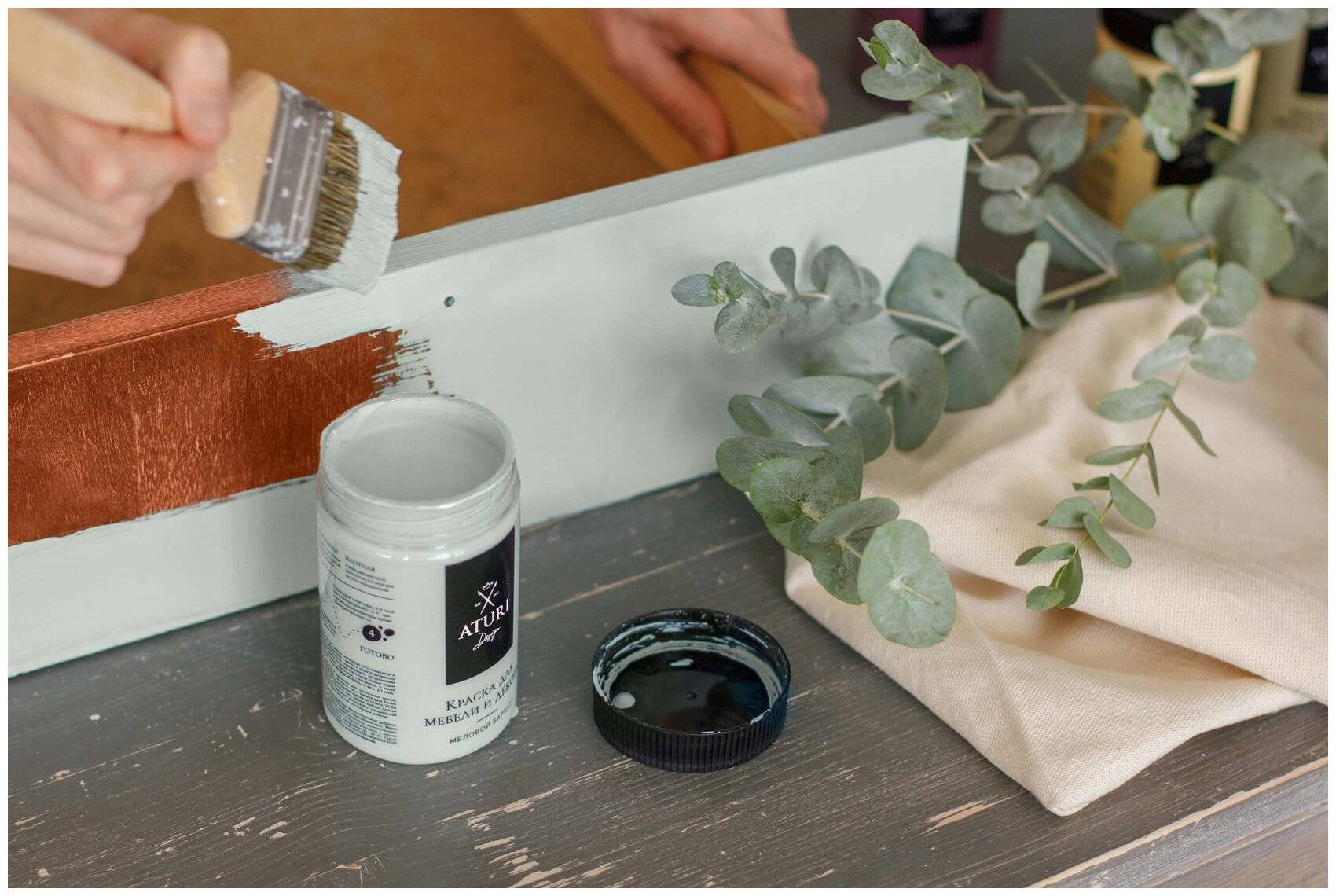 Меловые краски: что это такое, как сделать своими руками для покраски стен и мебели