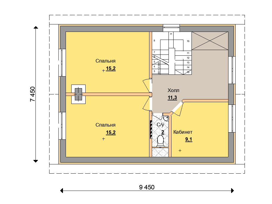 Строительство одноэтажного дома из газобетона