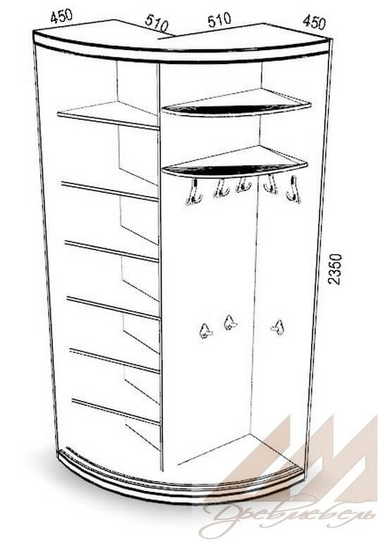 Обзор и изготовление углового шкафа