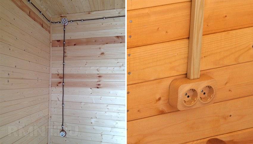 Как сделать проводку в деревянном доме - строительство и ремонт