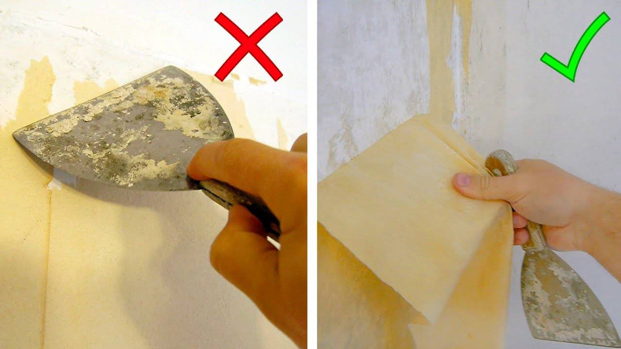 Как снять виниловые обои со стен: 7 способов + видео