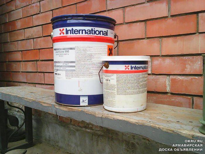 Как покрасить бетон двухкомпонентной эпоксидной краской