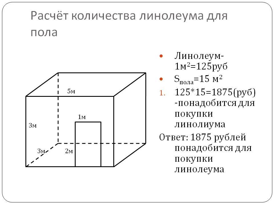 Как рассчитать линолеум на комнату: калькулятор - постройки