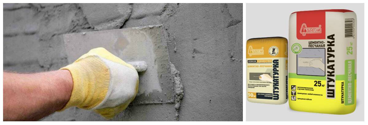 Цементная штукатурка: состав для внутренних и наружных работ