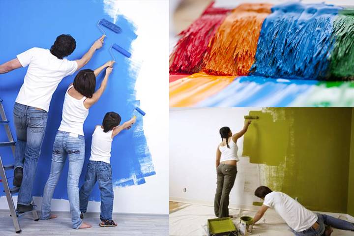 Покраска стен в квартире своими руками - инструкции пошагово