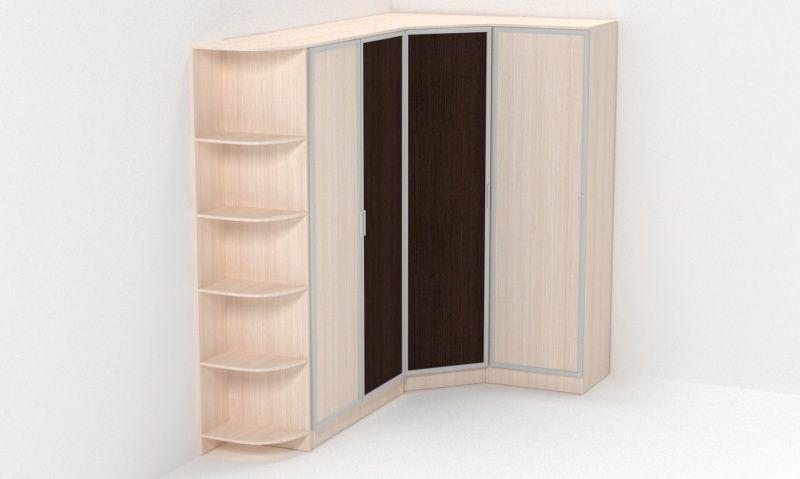Встроенный угловой шкаф, стандартные размеры и как правильно встроить