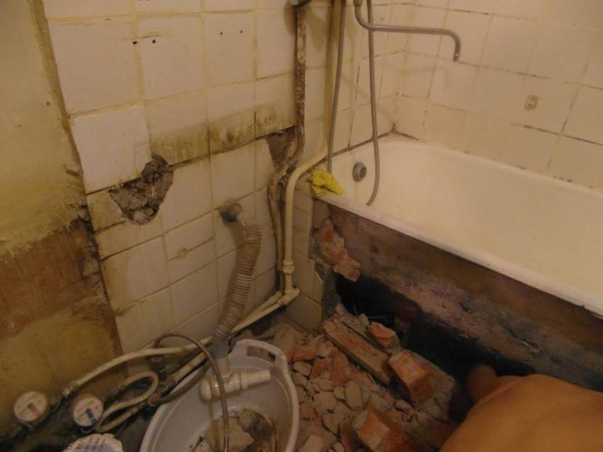 Ремонт ванной комнаты в хрущевке – рекомендации и общая последовательность работ