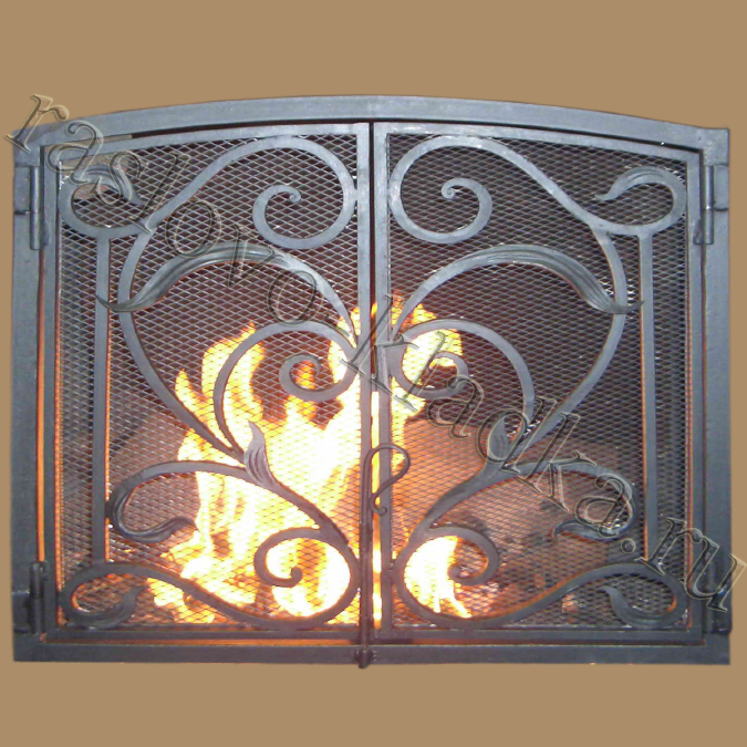 Дверцы для камина: огнеупорные и со стеклом, критерии выбора, особенности установки
